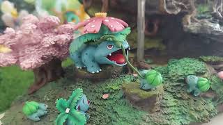 Pokemon Forest Snorlax Venusaur Resin Figure Gene Studio