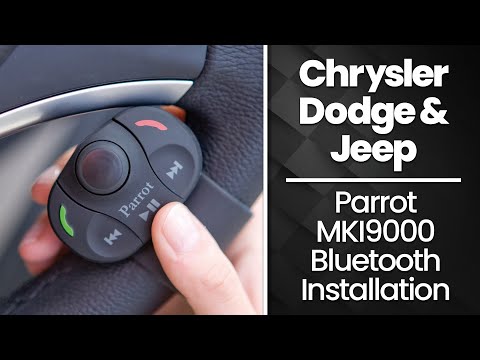 Chrysler Dodge Jeep Parrot MKI9000 Bluetooth Installation Video