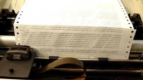 Panasonic KX-P1124 Test Page Printing Sound