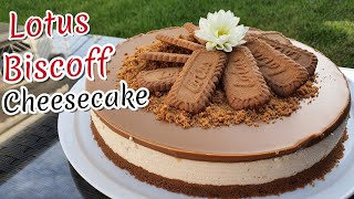 Lotus Biscoff  Cheesecake | تشيز كيك اللوتس من ألذ وصفات التشيز كيك