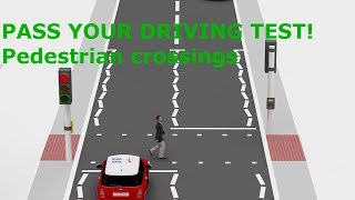 Driving test 2020 UK  Pedestrian crossings (Full course link in description)