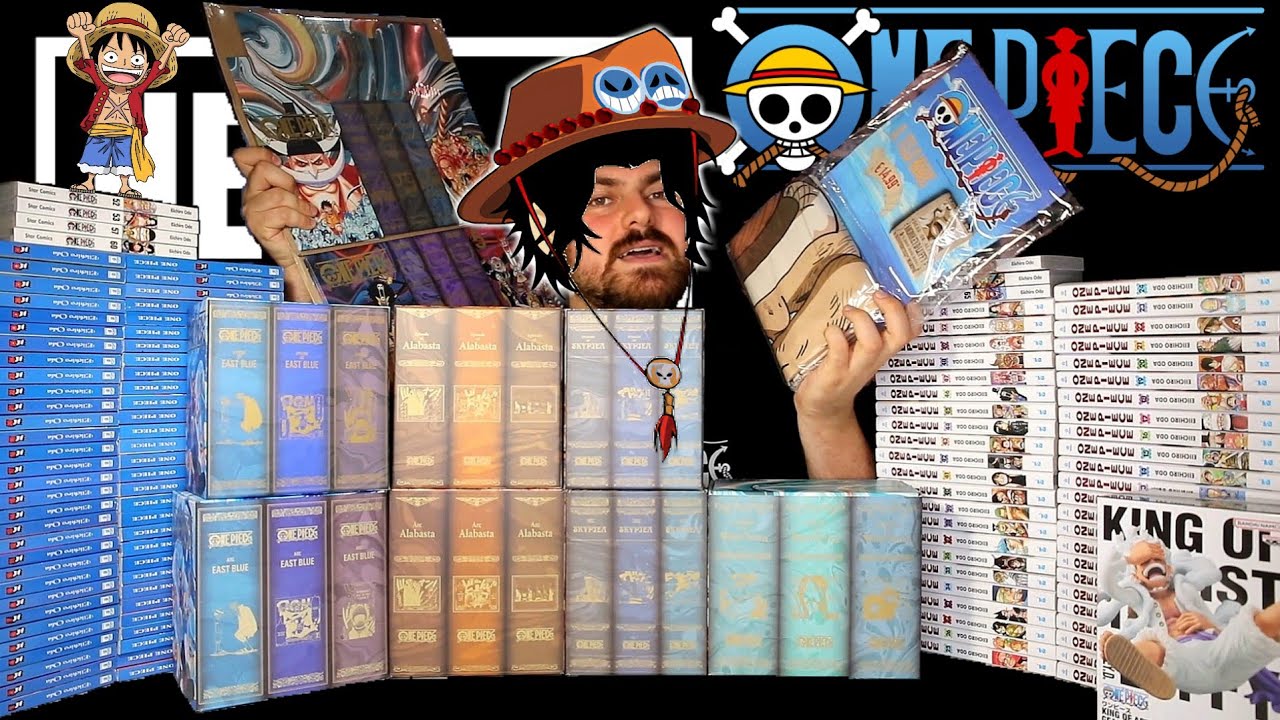 ONE PIECE 🏴‍☠️ COFANETTI 5+6 (FR 🇨🇵 / JAP 🇯🇵) per MANGA ITA 🇮🇹 + TELO MARE 🏖 GEAR 5 INTROVABILE!! 😱
