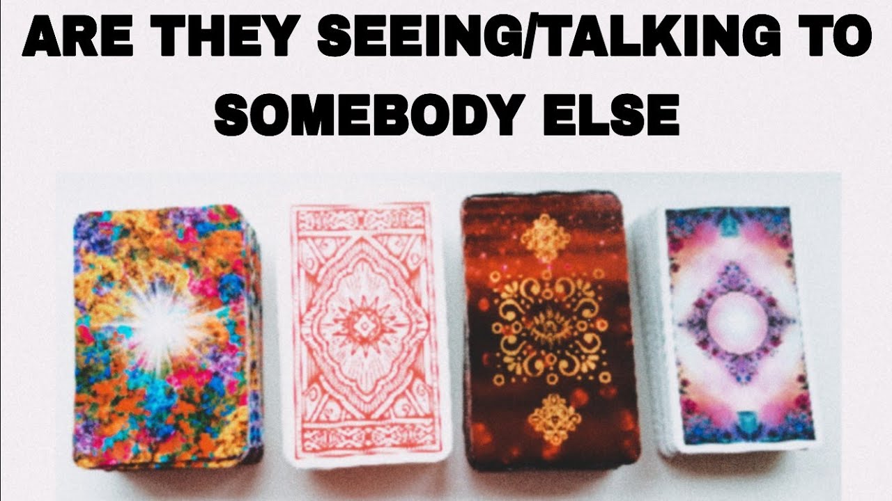 🌺ARE THEY SEEING/ TALKING TO SOMEBODY ELSE. Pick a card. Tarot reading.