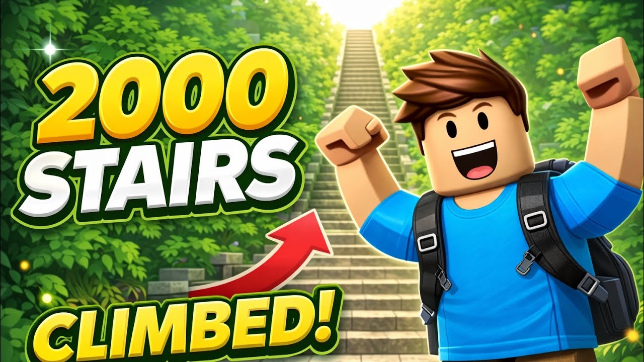 The HARDEST Stairs Climb Of My Life 💪|ROBLOX MOBILE GAMEPLAY|