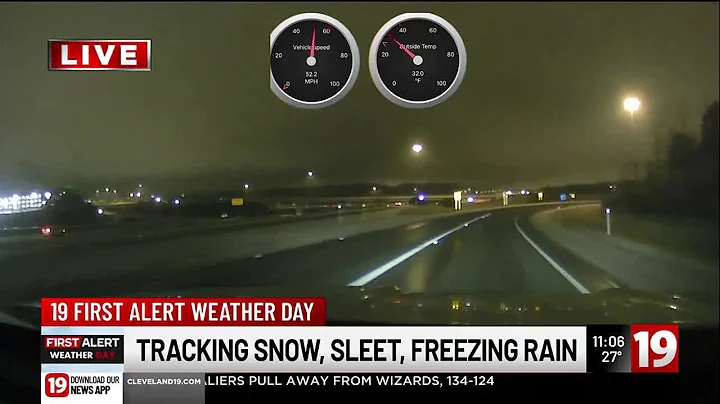 Crashes as ice, snow hit across Northeast Ohio; Plows on the road