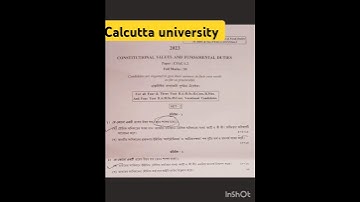 CU Cvac question paper 2024 solved | Constitutional Value day shift question 2024 | Day Paper