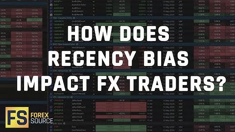 How Does Recency Bias Impact FX Traders?