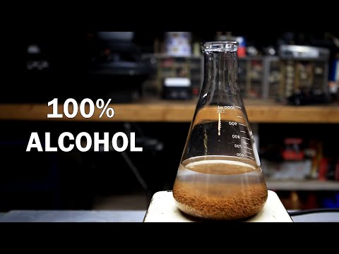 How to make anhydrous ethanol (100% alcohol)