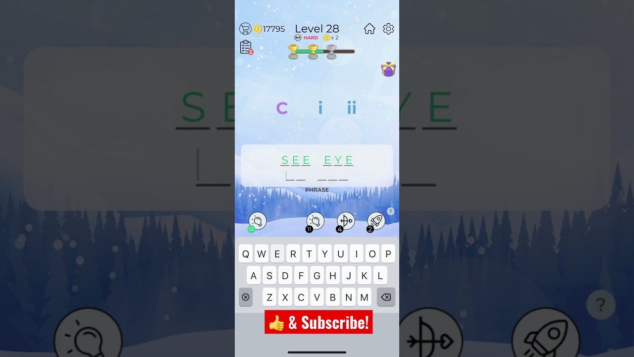 Dingbats Level 28 “Insane Quiz”, Hints-Solutions