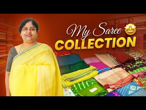 My Saree Collection || Captain Mom || #alekhyaharika #sareecollection