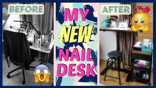 Setting Up My NEW Standing Nail Desk from Artist's Loft || Jenny Stone screenshot 1