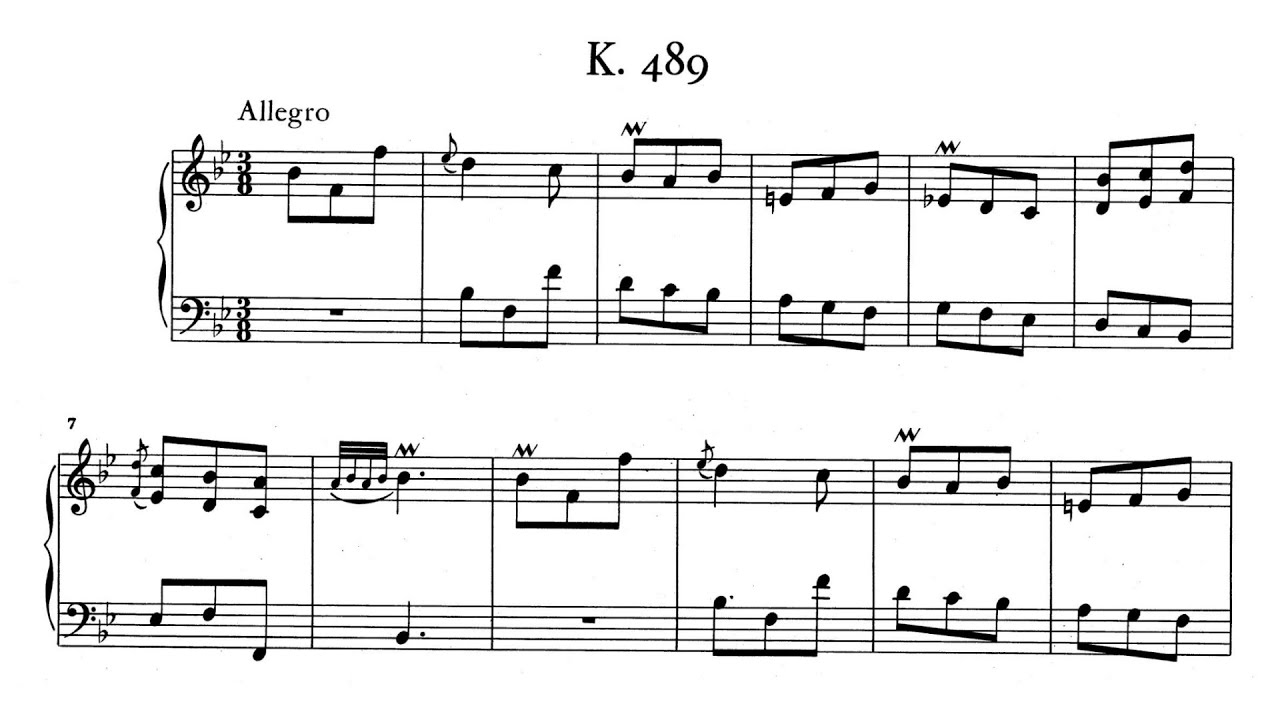 Scarlatti: Keyboard Sonata in B♭ major, K.489 - YouTube