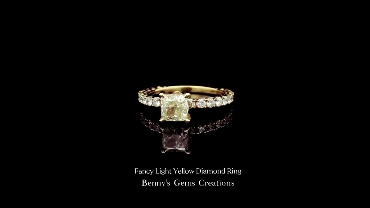 Fancy Light Yellow Diamond Ring