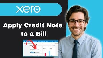 How to apply a credit note to a bill in Xero  (full guide)