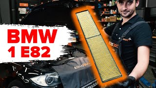 How to replace Aircon filter on BMW 1 Coupe (E82) - video tutorial