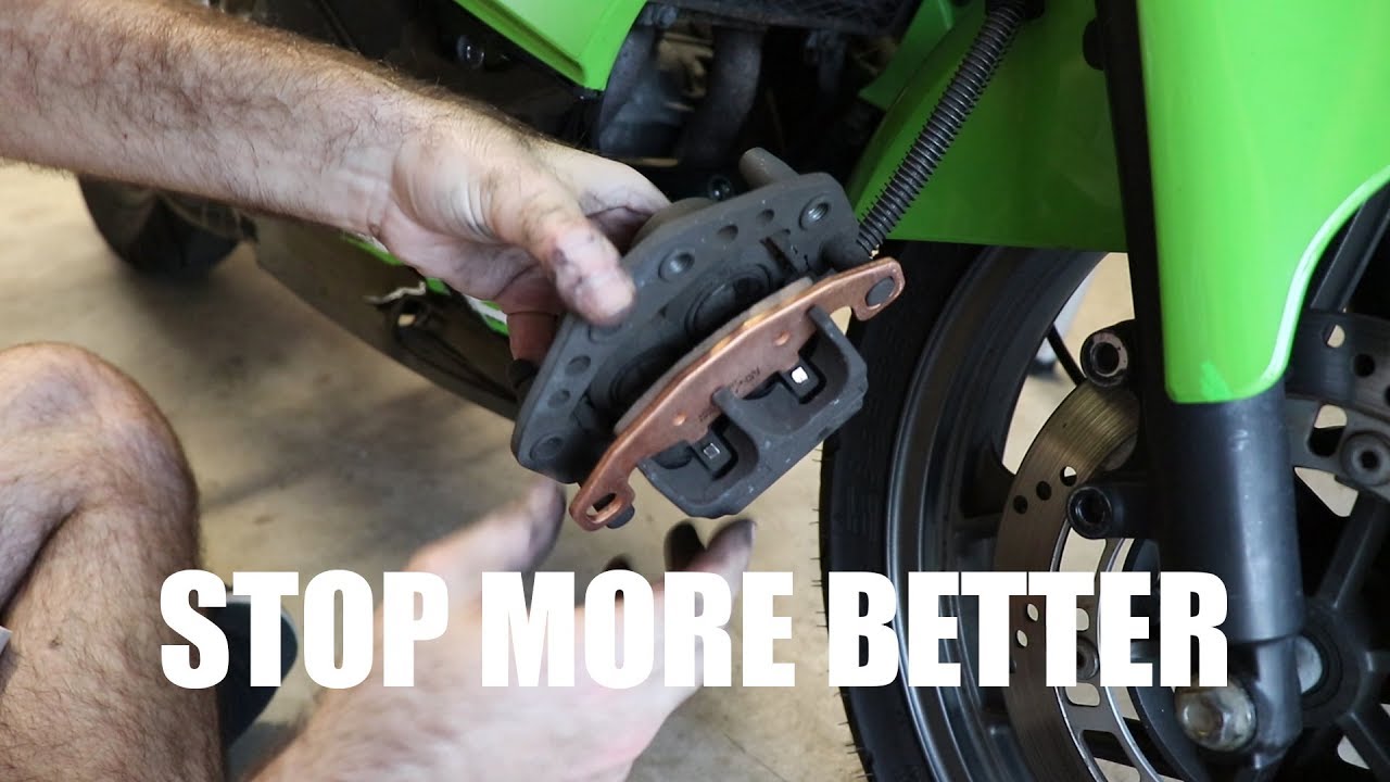 2003 Kawasaki Ninja 250R Front Brake Pad Change