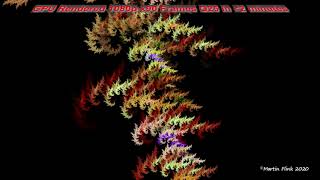 JWildfire v6 Beta - GPU Rendered 1080p x90 Frames Q25 in 2 minutes