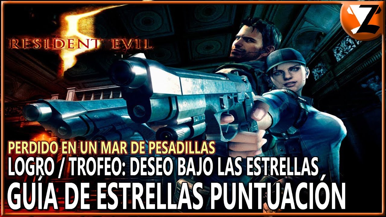 Resident Evil 5 HD: Guía de Estrellas Puntuación - Logro / Trofeo [PERDIDO  EN UN MAR DE PESADILLAS] - YouTube