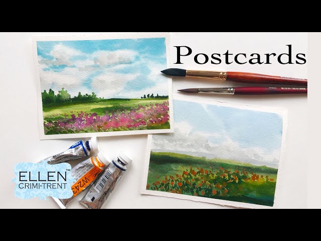 Intro to Watercolor - Postcards — Wildblumen Ink