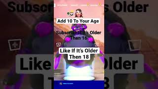 Add 10 to your age (fortnite) #shorts