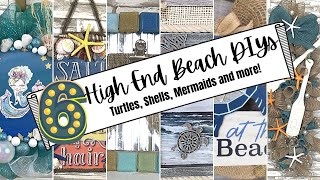 Summer Beach Decor DIYs - Video Compilation - Wall Art/Wreaths/Signs/Swag