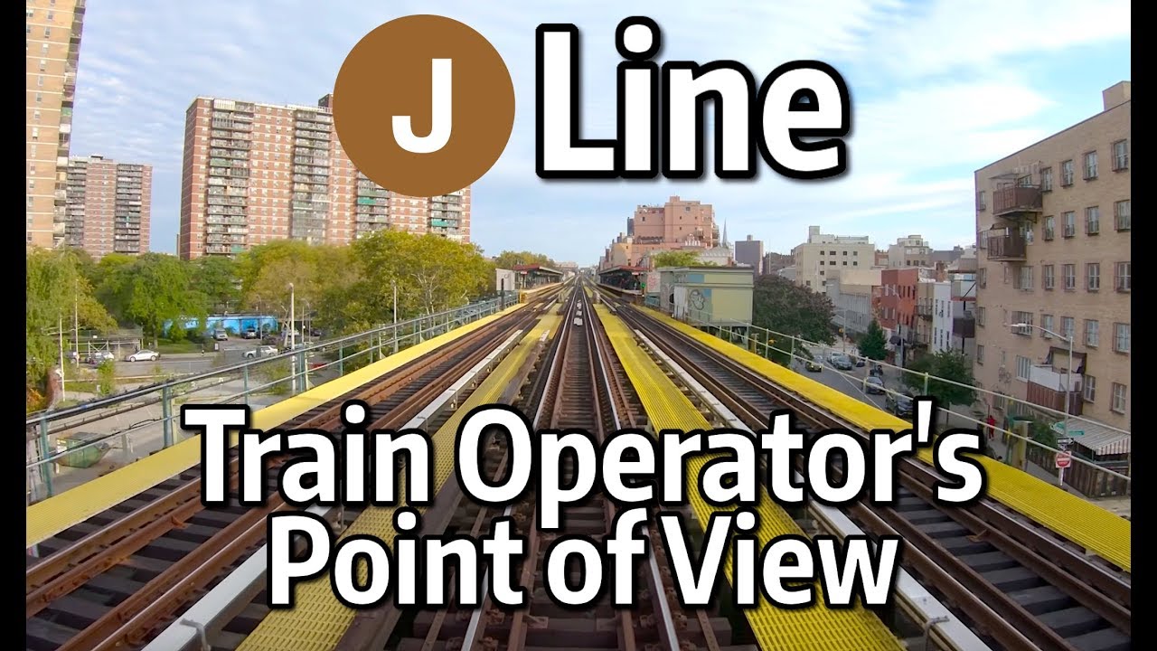 ᴷ Nyc Subway Front Window View The J Line To Jamaica Center Youtube