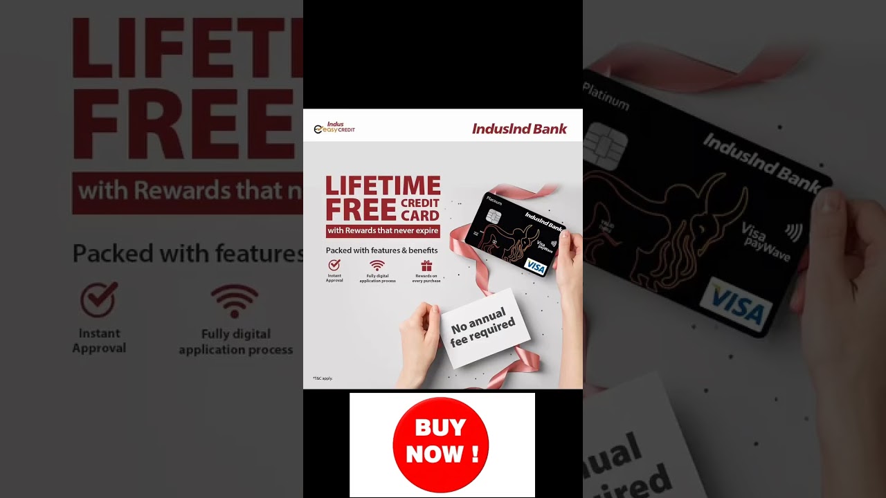 IndusInd Platinum Credit Card |  Lifetime Free Credit Card,
