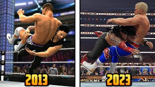 ROMAN REIGNS Evolution in WWE Games! (2013 - 2023)