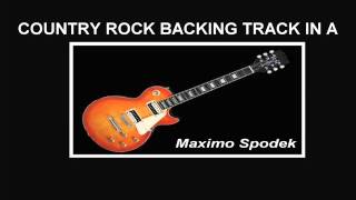 COUNTRY ROCK BACKING TRACK IN A chords