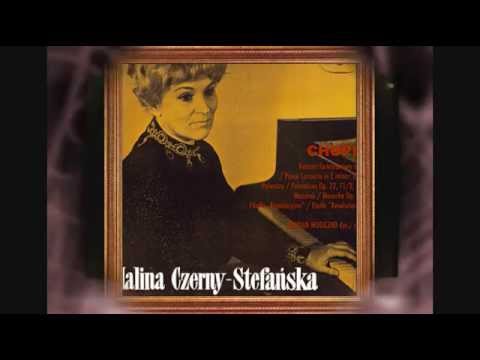 HALINA CZERNY STEFANSKA PLAYS AGAIN CHOPIN ANDANTE SPIANATO & GRAND POLONAISE BRILLANTE Op 22