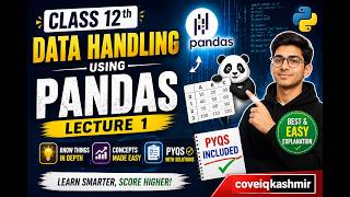 pandas for cbse class 12 || pandas Lecture 1 || Creating Series || Pandas for Data Analysis || Panda