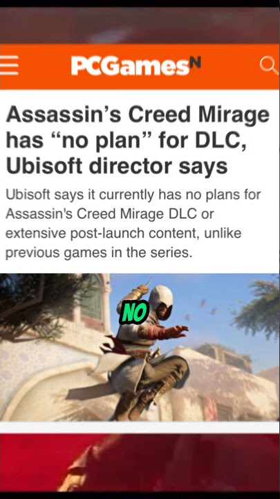 Assassin's Creed Mirage has “no plan” for DLC, Ubisoft director