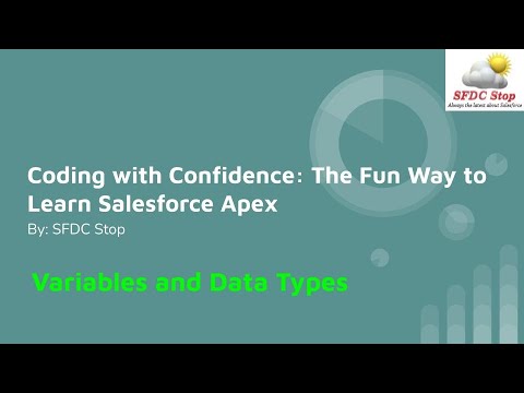 Building Blocks of Apex: Variables & Data Types Explained Simply - Salesforce Apex Tutorial Part 2 to 4 | Code Snippet