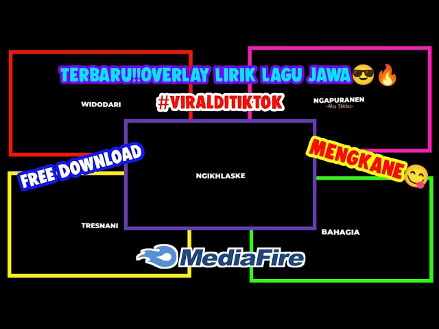 KUMPULAN MENTAHAN OVERLAY LIRIK LAGU JAWA 🎶 ||TERBARU 2022 VIRAL DITIKTOK 😎🔥||Free Download #viral class=