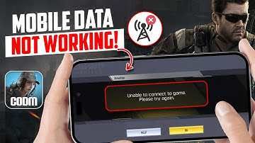 How to Fix Mobile Data Not Working on Call of Duty | Call of Duty Internet Problem