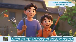 Cerita Pendek - Petualangan Merapikan Halaman dengan Papa - CES Episode Ke 6