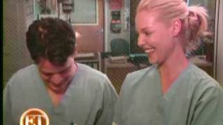 Grey's Anatomy Set Interview w/Katherine Heigl & TR Knight