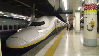 Ｅ４系【Maxたにがわ４０３号】　上野駅入線・発車