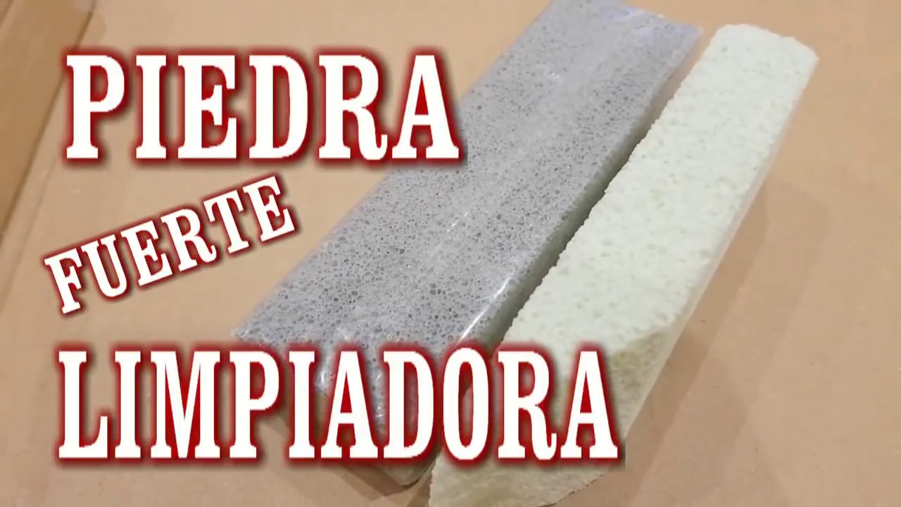 PIEDRA FUERTE LIMPIADORA, QUITA OXIDO, CAL, SARRO DE SANITARIOS Y MÁRMOL 