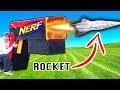 NERF GUN ROCKET LAUNCHER!!