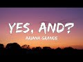 Ariana Grande - yes, and? (Lyrics)