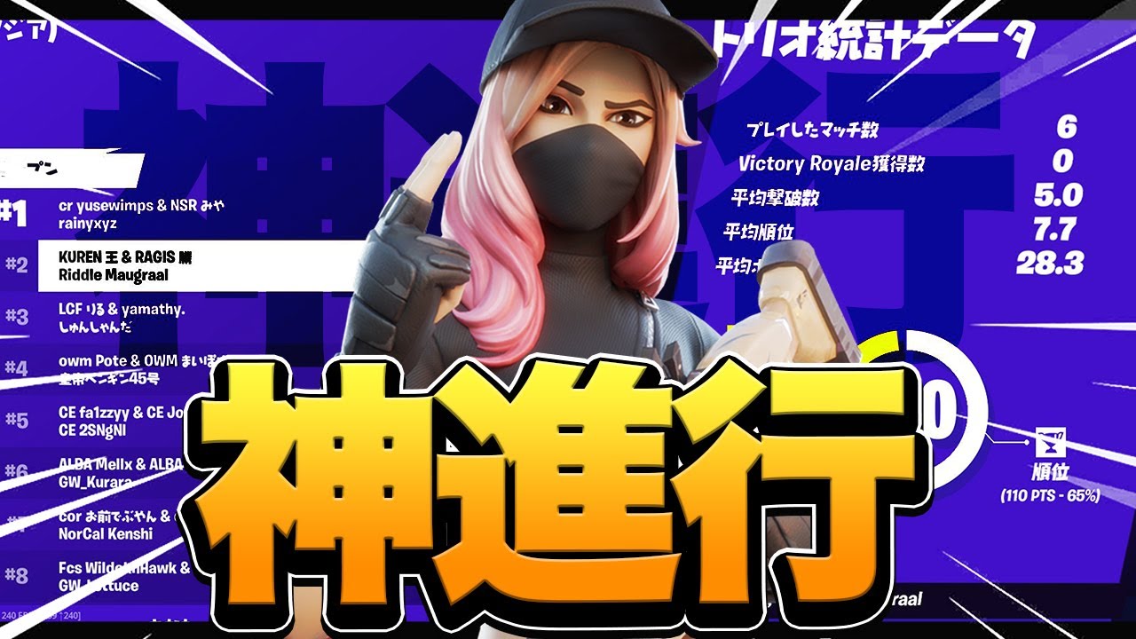 トリオ大会まとめ 2 @ragis6490 @KUREN94 【フォートナイト/Fortnite】