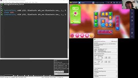 #80 AutoHotkey Podcast Click and Drag in BlueStacks Emulator part 1