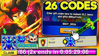 ⚠️May!💥[CODES]⚠️ BLOX FRUITS ROBLOX CODES MAY 2026 - BLOX FRUITS CODES