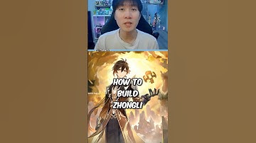 How to Build Zhongli #genshin #genshinimpact #zhongli