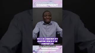 If we aren't commited to the little being alloted to us, how shall we be given much? #rccg #faith