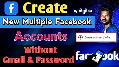 How To Open Facebook Multiple Accounts Without Gmail & Password | Create Another Profile On Facebook