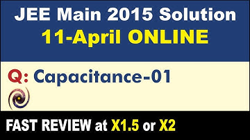 JEE Main 2015 Physics Solutions | Capacitance-01
