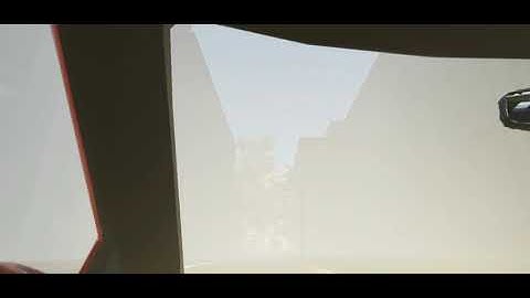 VR Car Simulator Unity 3D - Testing Mirrors in a Foggy scene