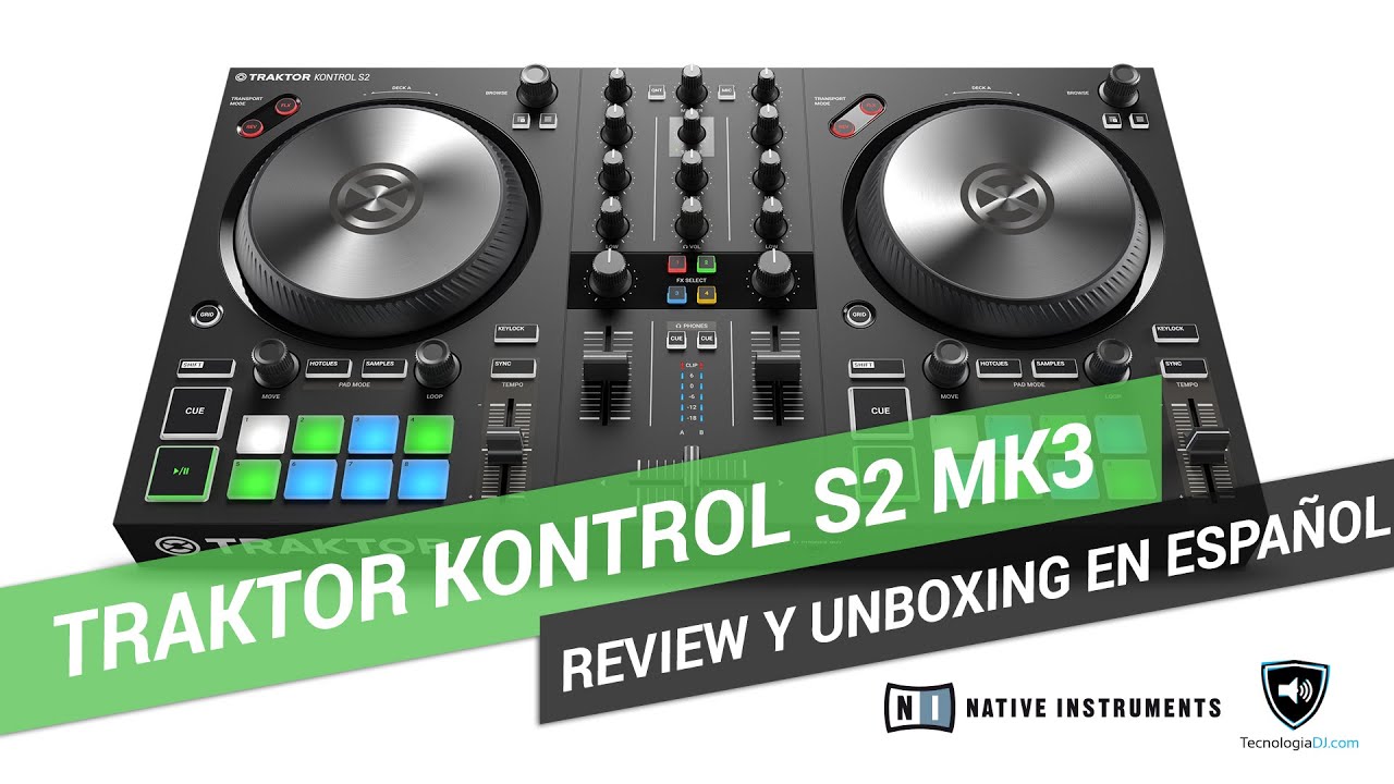 Review y unboxing Traktor Kontrol S2 MK3 en español - YouTube